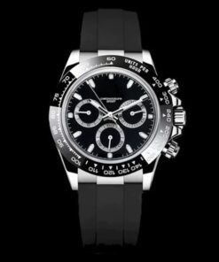 Cosmograph Daytona Stainless Steel Ceramic Oysterflex Black Dial